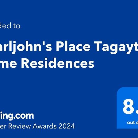 Pearljohn'S Place Tagaytay Prime Residences Tagaytay City ภายนอก รูปภาพ